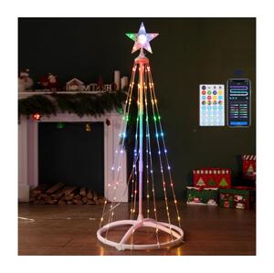 B.V.  - LED RGBICW Venkovní vánoční dekorace 165xLED/230V 1,8m IP44 + DO S104033W4