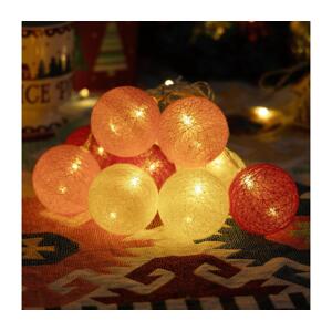 B.V.  - LED Vánoční řetěz 10xLED/3xAA 2m teplá bílá B103033WT