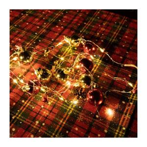 B.V.  - LED Vánoční řetěz 20xLED/3xAA 2m teplá bílá B103033XK