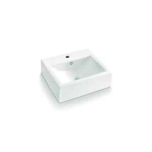 Bathco 0010 - Umyvadlo na desku BOLONIA 51x45,5 cm porcelán/bílá 0010