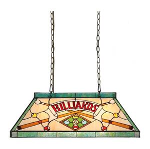 Prezent Prezent  - Lustr na řetězu TIFFANY BILLIARD 3xE27/60W/230V