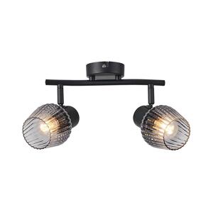 Prezent Prezent  - Bodové svítidlo OASIS 2xE27/60W/230V černá/kouřová