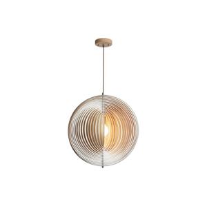Lustr na lanku 1xE27/60W/230V pr. 50 cm masiv/dýha/kaučukovník WRE062