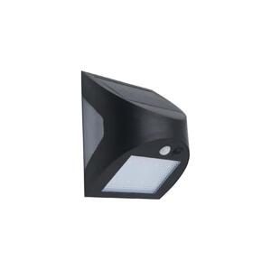 LED Solární nástěnné svítidlo se senzorem LED/3W/3,7V 1200 mAh IP54 černá
