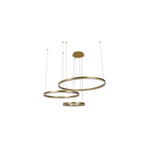 LED Stmívatelný lustr na lanku LED/125W/230V 3000-6500K + dálkové ovládání