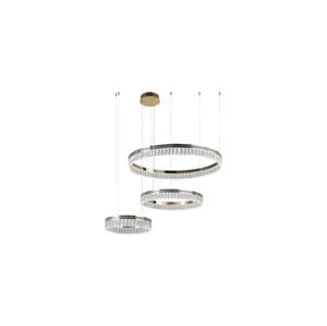LED Stmívatelný křišťálový lustr na lanku THALIA LED/120W/230V 3000-6000K + DO