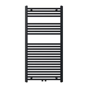 Novaservis - Koupelnový žebříkový radiátor 644W/230V 120x60 cm černá rovný 600/1200/RS,5