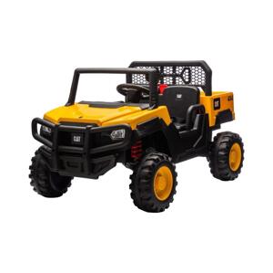 Buddy Toys Elektrické autíčko CAT 60W/7500 mAh žlutá/černá + dálkové ovládání
