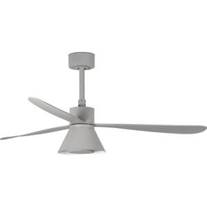 FARO Barcelona FARO 33762WT-24-LED Stm. vent. AMELIA L CONE LED/20W/230V šedá pr.132 cm WT + DO
