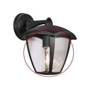 Náhradní sklo k nástěnnému svítidlu a lampě LUNA E27 čirá