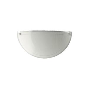 Prezent Prezent 1421 NS - Náhradní sklo pro nástěnné svítidlo DISC E27 12,5x25 cm bílá