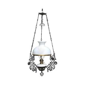 Floriánova huť Závěsná petrolejová lampa 85 cm