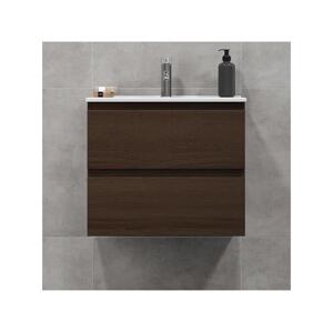 BATH DELUXE Koupelnová skříňka s umyvadlem KENWOOD 61 cm ořech BT0095+BT0104
