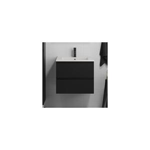 BATH DELUXE Koupelnová skříňka s umyvadlem KENWOOD 61 cm černá BT0097+BT0104
