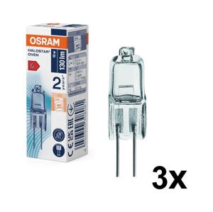 Osram SADA 3x Žárovka do trouby HALOSTAR G4/10W/12V 2700K - Osram