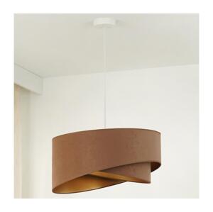 Brilagi LED Lustr na lanku LYRA 1xE27/15W/230V hnědá/zlatá