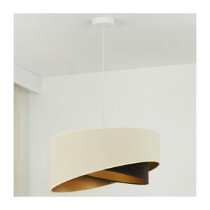 Brilagi LED Lustr na lanku LYRA 1xE27/15W/230V krémová/černá/zlatá