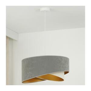 Brilagi LED Lustr na lanku LYRA 1xE27/15W/230V šedá/krémová/zlatá