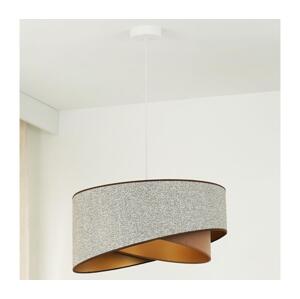 Brilagi LED Lustr na lanku LYRA 1xE27/15W/230V šedá/krémová/zlatá