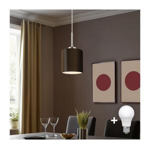 Eglo Eglo - LED Lustr na lanku TUNJA 1xE27/60W/230V hnědá