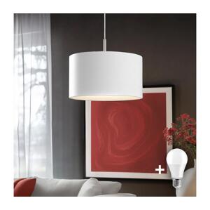 Eglo Eglo - LED Lustr na lanku TUNJA 1xE27/60W/230V bílá