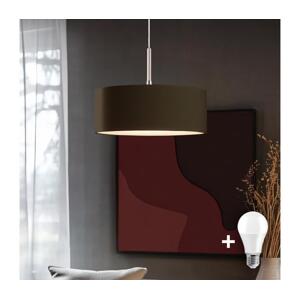 Eglo Eglo - LED Lustr na lanku TUNJA 1xE27/60W/230V hnědá