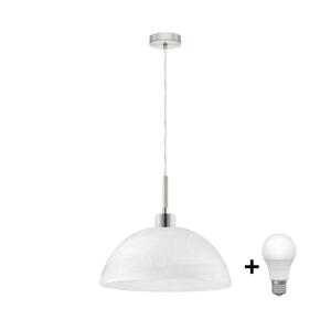 Eglo LED Lustr na lanku 1xE27/60W/230V bílá