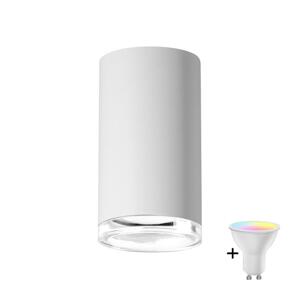 LED RGBW Stmívatelné koupelnové bodové svítidlo TURYN 1xGU10/6,5W/230V IP44 bílá