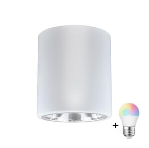 LED RGBW Stmívatelné bodové svítidlo JUPITER 1xE27/6,5W/230V pr. 13 cm bílá