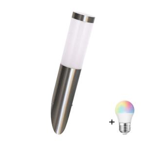 LED RGBW Stmívatelné venkovní nástěnné svítidlo LIVIA 1xE27/6,5W/230V IP44 stř