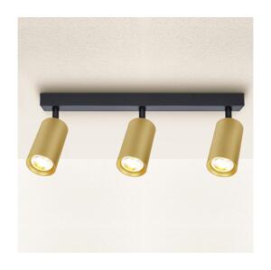Brilagi Brilagi - LED Stmívat. bodové svítidlo SELE GOLDEN 3xGU10/6,5W/230V černá/zlatá