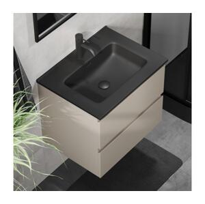 BATH DELUXE Koupelnová skříňka s umyvadlem CONOR 61 cm marakesh/černá BT0094+BT0126
