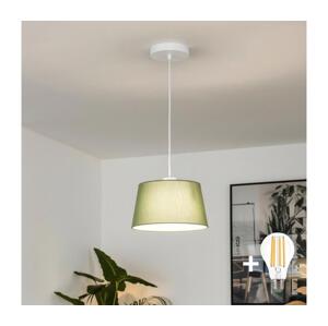 Brilagi - LED Lustr na lanku CERIA 1xE27/40W/230V pr. 25 cm zelená EG300171+EG781034