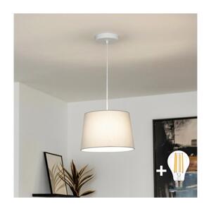 Brilagi - LED Lustr na lanku CERIA 1xE27/40W/230V pr. 30 cm šedá EG300171+EG781036