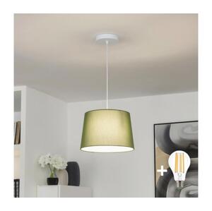 Brilagi - LED Lustr na lanku CERIA 1xE27/40W/230V pr. 30 cm zelená EG300171+EG781039