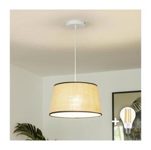Brilagi - LED Lustr na lanku CERIA 1xE27/40W/230V pr. 35 cm béžová EG300171+EG781083