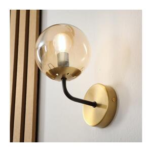 Brilagi - Nástěnná lampa MALIVA 1xE14/15W/230V zlatá KM-1.220/CZARNY/ZŁOTY