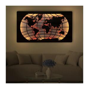 Li-Go 4709/DUB2 - LED RGBW Nástěnná dekorace LED/24W/230V 125x74 cm dub + DO 4709/DUB2