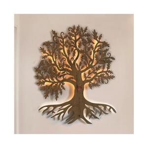 Li-Go 5742/DUB2 - LED Nástěnná dekorace LED/10W/230V 90x110 cm dub 5742/DUB2