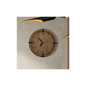 Li-Go 23628/DUB3 - Nástěnné hodiny LED/1xAA pr. 32 cm světlý dub/Kruh 23628/DUB3