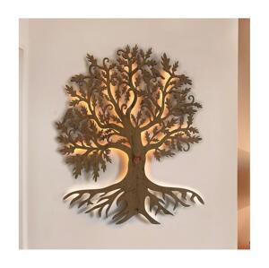 Li-Go 5729/DUB2 - LED Nástěnná dekorace se senzorem LED/10W/5V 90x110 cm dub 5729/DUB2