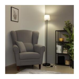 Brilagi - LED Stojací lampa CERIA 1xE27/40W/230V pr. 20,5 cm šedá/černá EG300181+EG781031