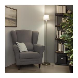 Brilagi - LED Stojací lampa CERIA 1xE27/40W/230V pr. 20,5 cm šedá/matný chrom EG300183+EG781031