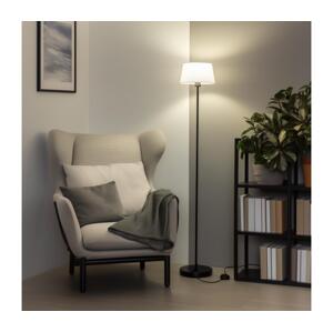 Brilagi - LED Stojací lampa CERIA 1xE27/40W/230V pr. 25 cm bílá/černá EG300181+EG781032