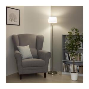 Brilagi - LED Stojací lampa CERIA 1xE27/40W/230V pr. 25 cm bílá/matný chrom EG300183+EG781032