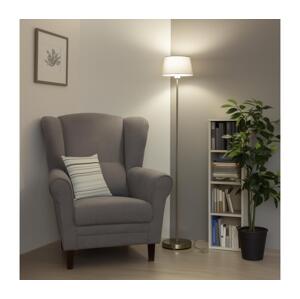 Brilagi - LED Stojací lampa CERIA 1xE27/40W/230V pr. 25 cm šedá/matný chrom EG300183+EG781033