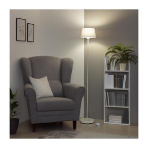 Brilagi - LED Stojací lampa CERIA 1xE27/40W/230V pr. 25 cm šedá/bílá EG300182+EG781033