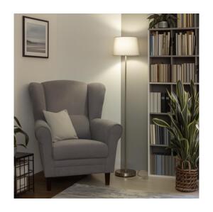 Brilagi - LED Stojací lampa CERIA 1xE27/40W/230V pr. 30 cm šedá/matný chrom EG300183+EG781036