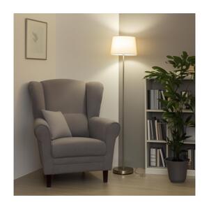 Brilagi - LED Stojací lampa CERIA 1xE27/40W/230V pr. 30 cm béžová/matný chrom EG300183+EG781037