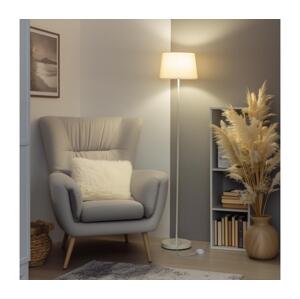 Brilagi - LED Stojací lampa CERIA 1xE27/40W/230V pr. 30 cm béžová/bílá EG300182+EG781037